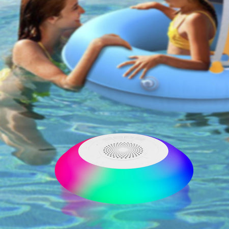 Floatilla Bluetooth LED Enabled Waterproof Speaker For Pools And Outdoors - Drakoi Marketplace