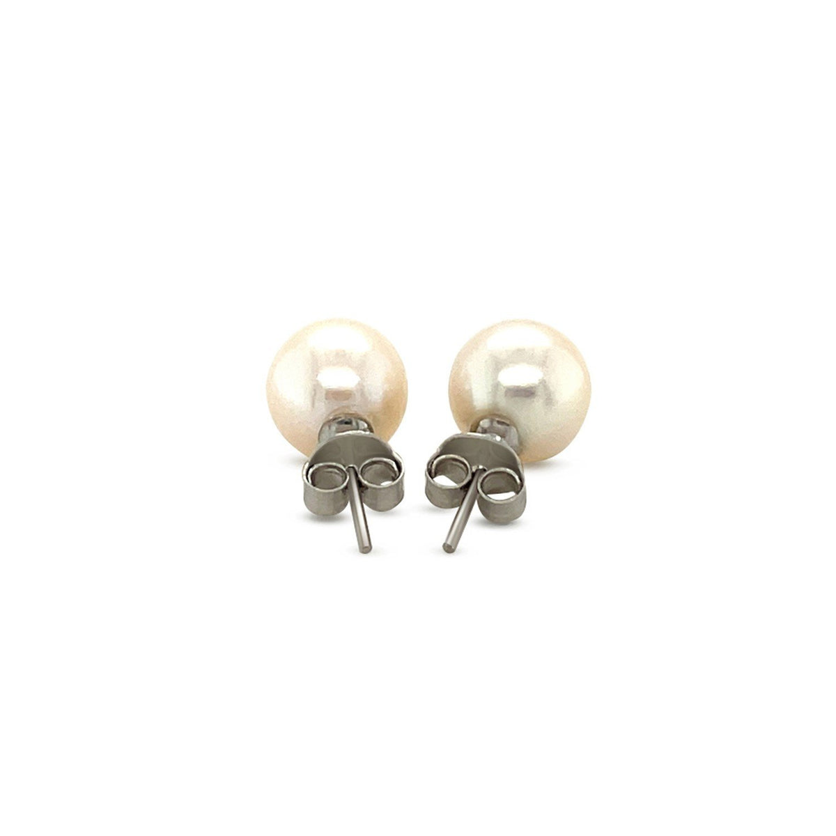 Freshwater Pearl Earrings in Sterling Silver - Drakoi Marketplace