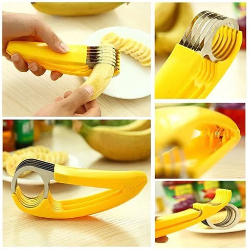 Go Bananas Over The Bite Size Banana Slicer - Drakoi Marketplace