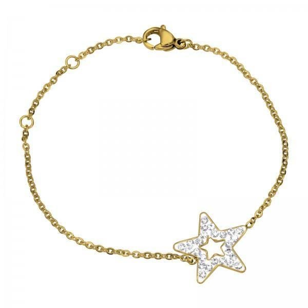 Gold Steel Star Bracelet - Drakoi Marketplace