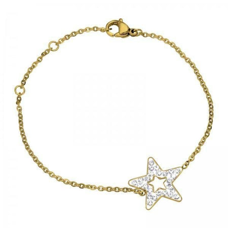 Gold Steel Star Bracelet - Drakoi Marketplace