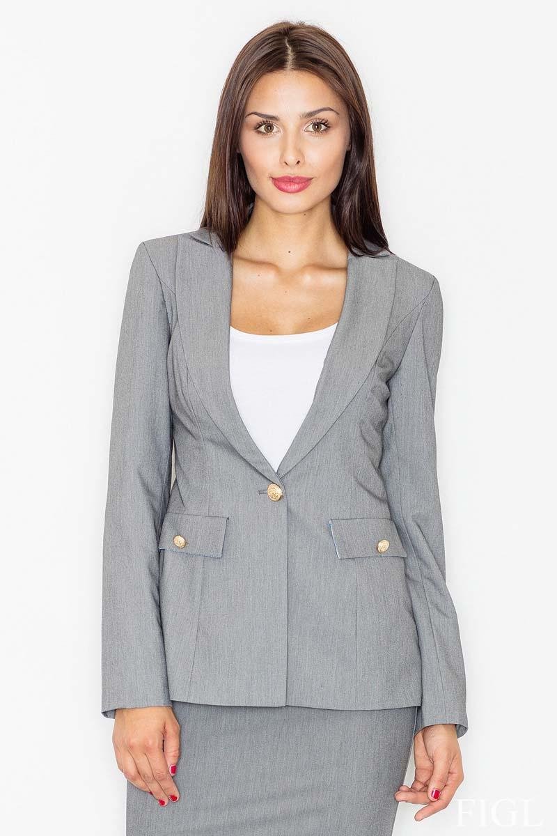 Grey Figl Blazers - Drakoi Marketplace