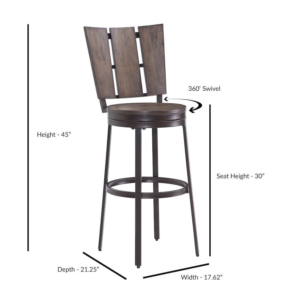 Greyfield Bar Stool - Drakoi Marketplace