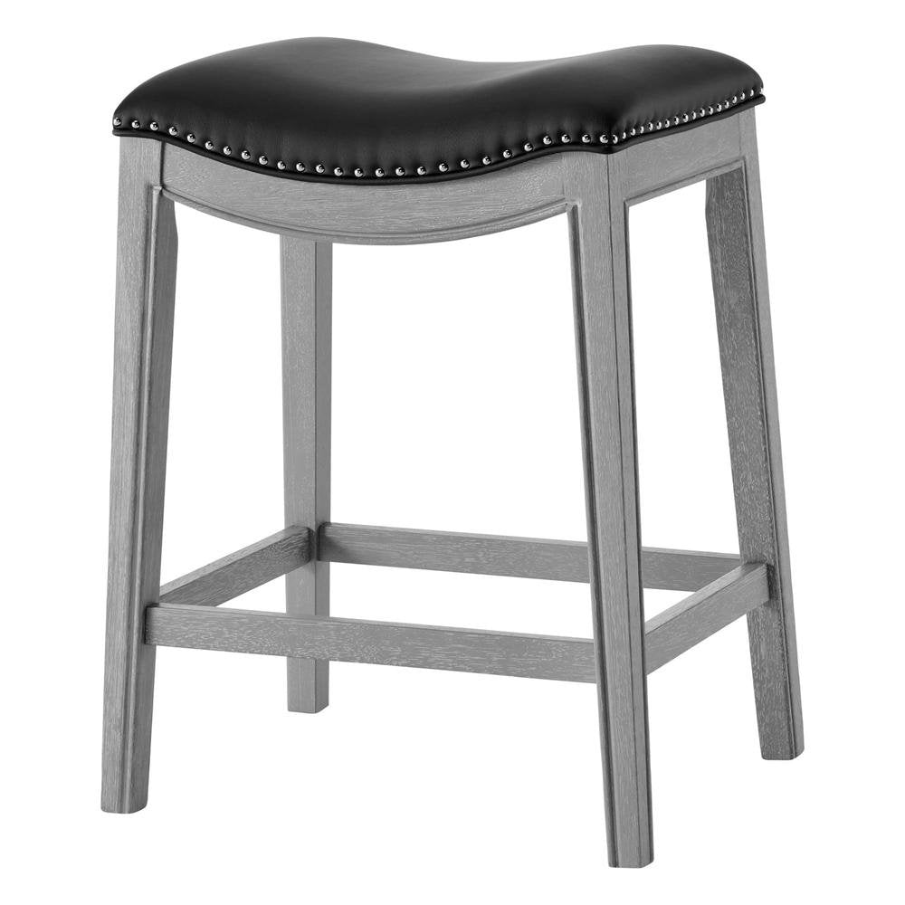 Grover PU Leather Counter Stool - Drakoi Marketplace