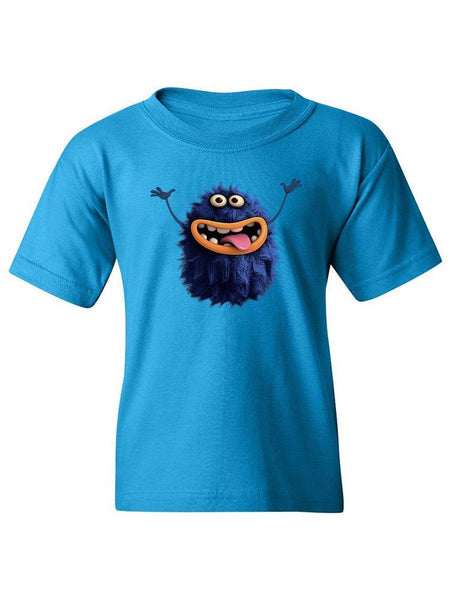 Hairy Monster Smiling T-shirt -Image by Shutterstock - Drakoi Marketplace