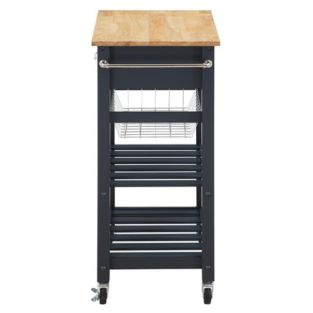 Hampton Kitchen Cart Blue - Drakoi Marketplace