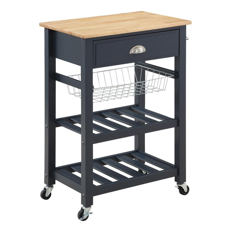 Hampton Kitchen Cart Blue - Drakoi Marketplace