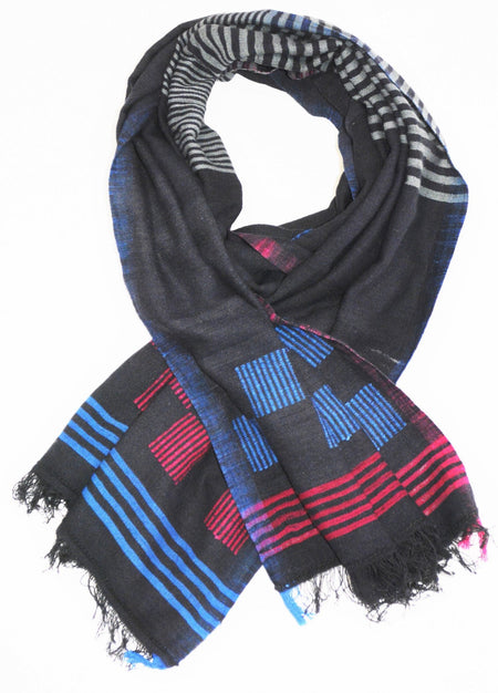 Hand woven cotton scarves - Drakoi Marketplace