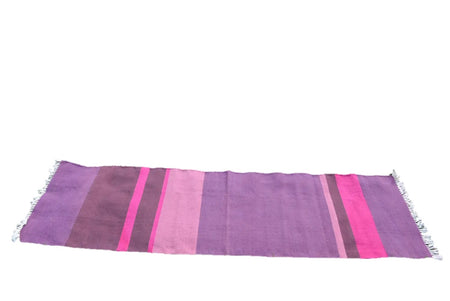 Handwoven cotton Floor Yoga Meditation Prayer Rug - Drakoi Marketplace