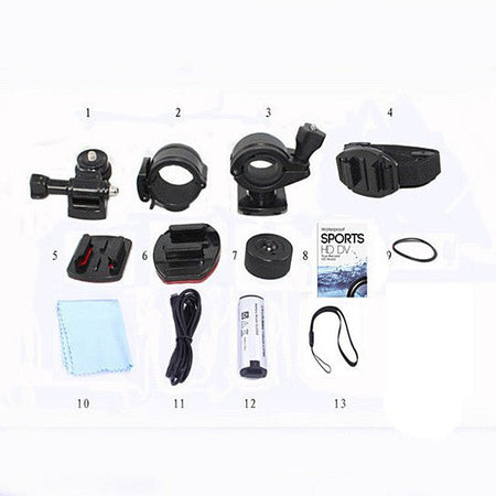 Helmet Mount Action Camera Full HD 1080P Video - Drakoi Marketplace