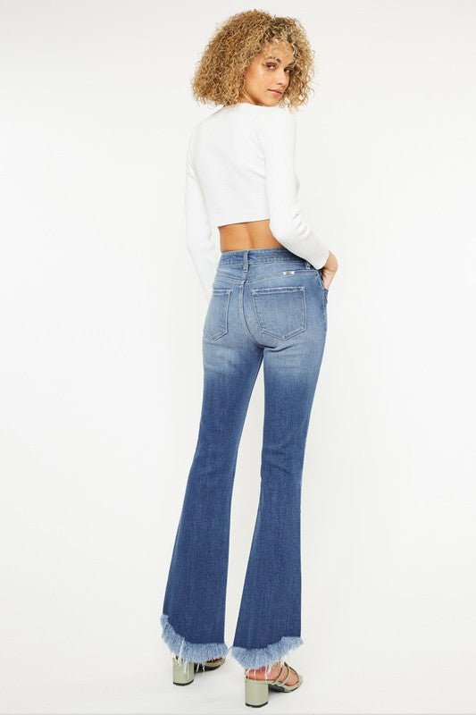 High Rise Bootcut Jeans - Drakoi Marketplace