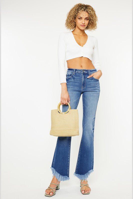 High Rise Bootcut Jeans - Drakoi Marketplace