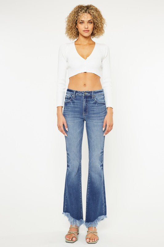 High Rise Bootcut Jeans - Drakoi Marketplace