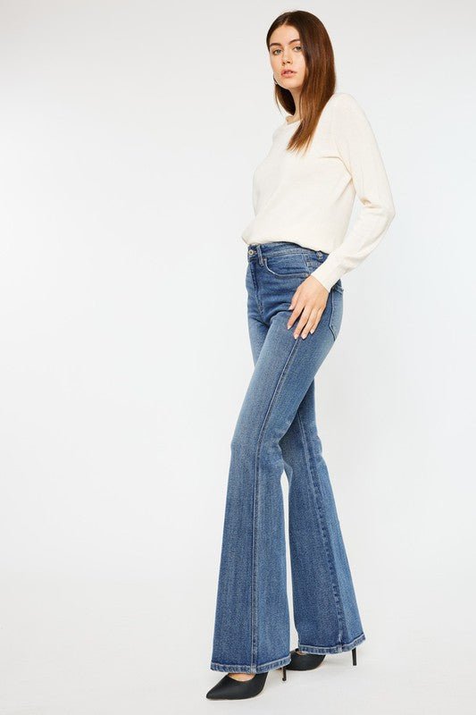 High Rise Flare Jeans - Drakoi Marketplace