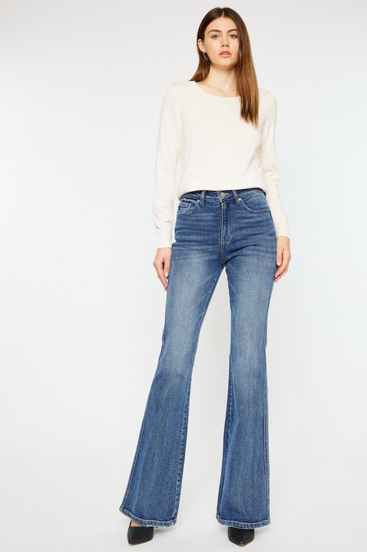 High Rise Flare Jeans - Drakoi Marketplace