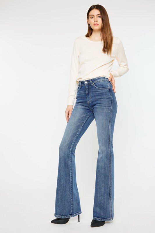 High Rise Flare Jeans - Drakoi Marketplace