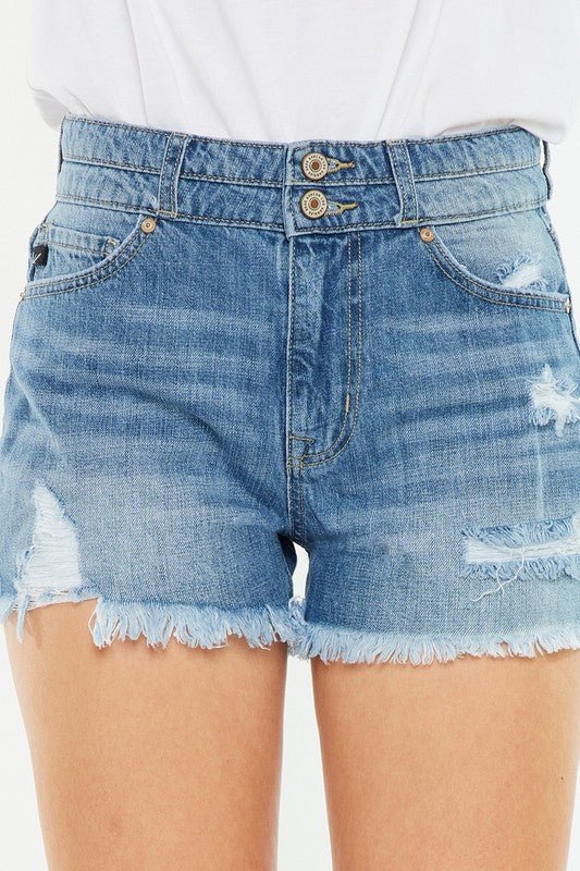 High Rise Mom Shorts - Drakoi Marketplace