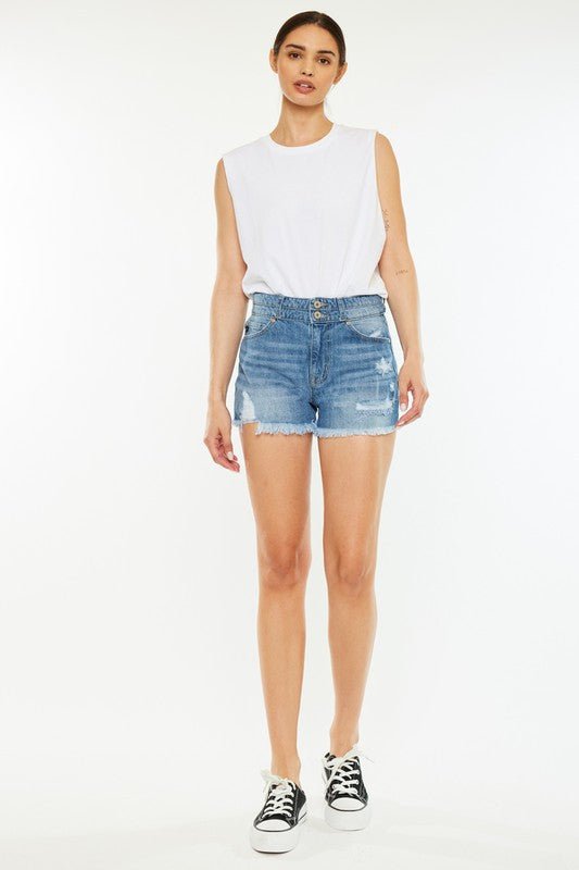 High Rise Mom Shorts - Drakoi Marketplace