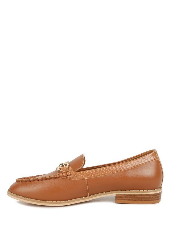 Holda Horsebit Embelished Loafers - Drakoi Marketplace