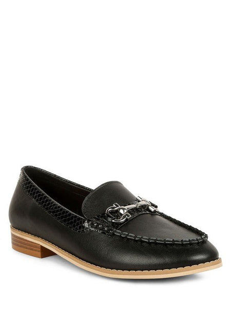 Holda Horsebit Embelished Loafers - Drakoi Marketplace