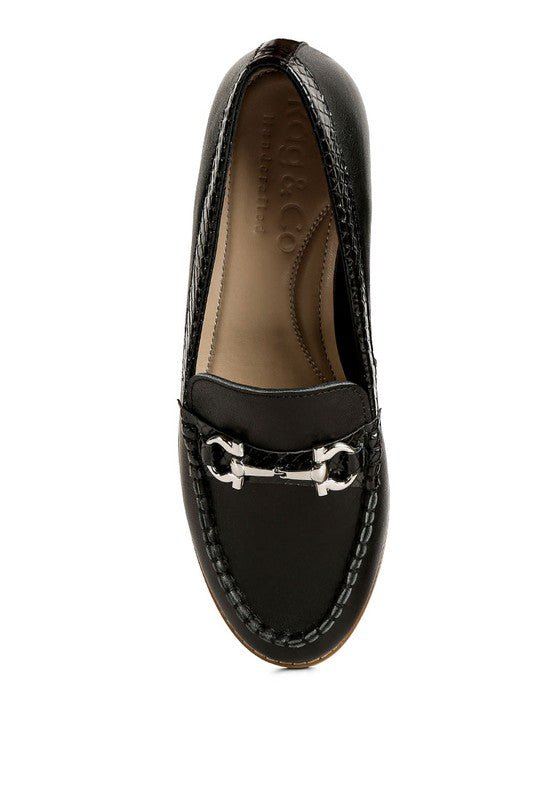 Holda Horsebit Embelished Loafers - Drakoi Marketplace