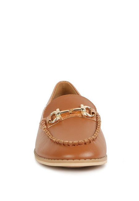 Holda Horsebit Embelished Loafers - Drakoi Marketplace