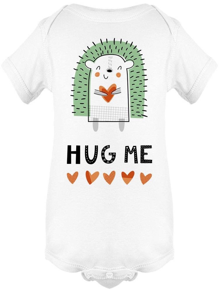 Hug Me Hedgehog Hand Drawing Bodysuit Baby's -Image by Shutterstock - Drakoi Marketplace