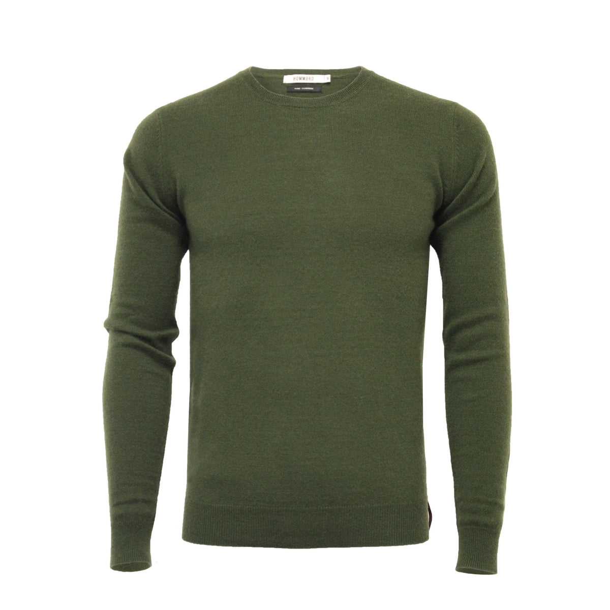 Hunting Green Cashmere Crew Neck Sweater - Drakoi Marketplace