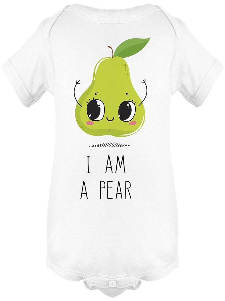 I Am A Pear Bodysuit Baby's -Image by Shutterstock Baby's Bodysuit - Drakoi Marketplace