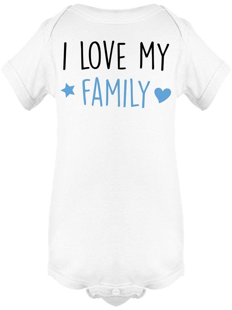 I Love All My Family Baby's Bodysuit - Drakoi Marketplace