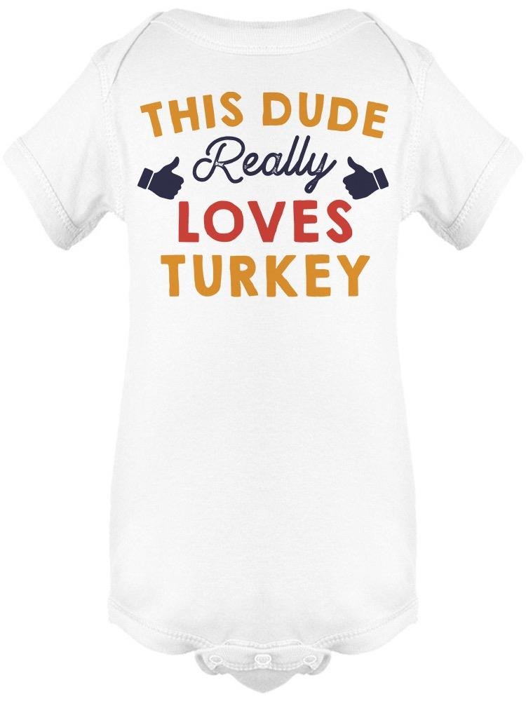 I Really Love Turkey Baby's Bodysuit - Drakoi Marketplace