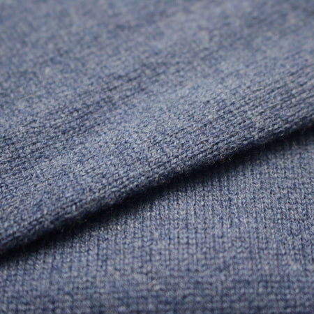 Jeans Blue Cashmere Crew Neck Sweater - Drakoi Marketplace