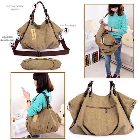 Journey Canvas Handbag - Drakoi Marketplace