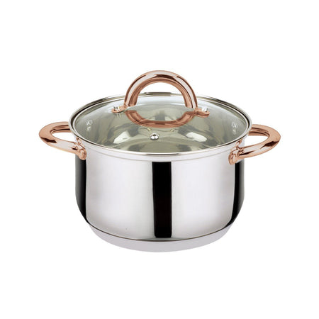 J&V TEXTILES 6-Piece Stainless Steel Casserole Set Pots and Lids… - Drakoi Marketplace