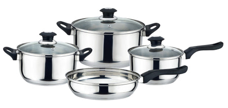 J&V TEXTILES 7-Piece Kitchen Cookware Set, Pots and Pans - Drakoi Marketplace