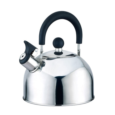 J&V TEXTILES Stainless Steel Whistling Tea Kettle, 2.5-Quart - Drakoi Marketplace