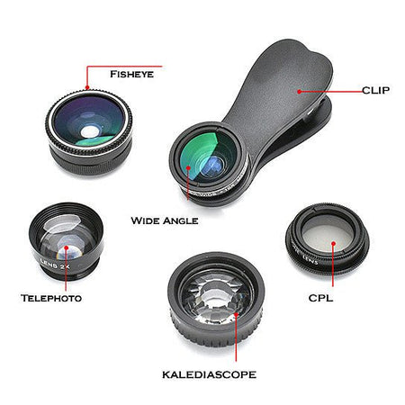 Kaleidoscope 5 In 1 Photo Magic Lens Set - Drakoi Marketplace