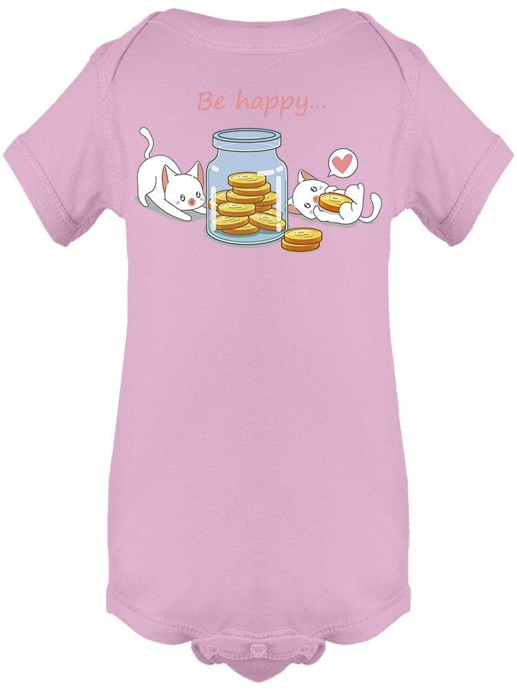 Kawaii Cats Bodysuit Baby's -Image by Shutterstock - Drakoi Marketplace