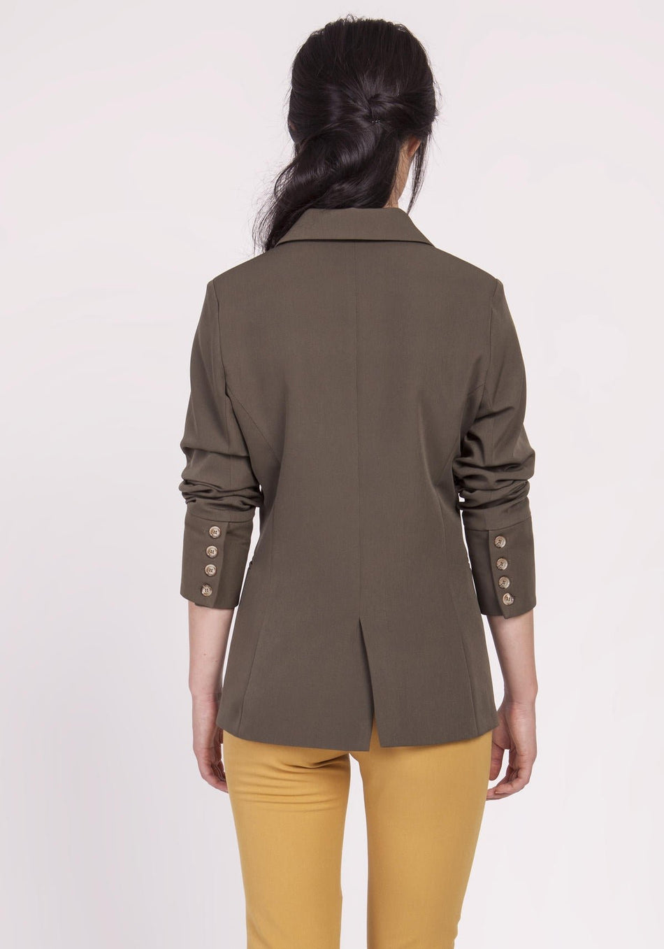 Khaki Lanti Jackets & Coats - Drakoi Marketplace