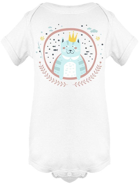 King Cat Fairy Tale Character Bodysuit Baby's -Image by Shutterstock - Drakoi Marketplace