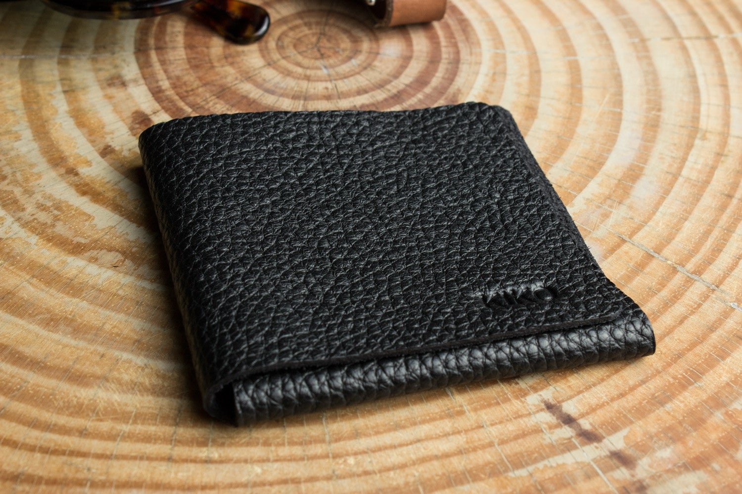 L Shape Minimal Leather Wallet - Drakoi Marketplace