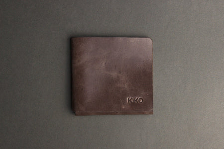 L Shape Minimal Leather Wallet - Drakoi Marketplace