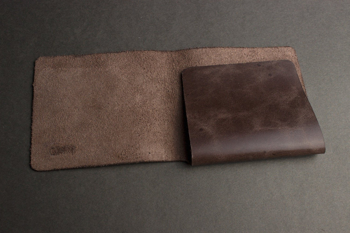 L Shape Minimal Leather Wallet - Drakoi Marketplace