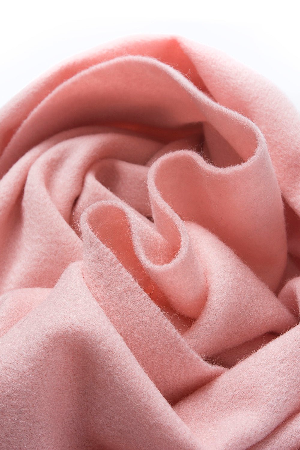 Lambswool Scarf Woven Plain Pink - Drakoi Marketplace