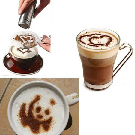 Latte Lover's Coffee Design Topper Tool In 2 Pak - Drakoi Marketplace