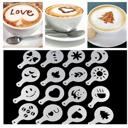 Latte Lover's Coffee Design Topper Tool In 2 Pak - Drakoi Marketplace