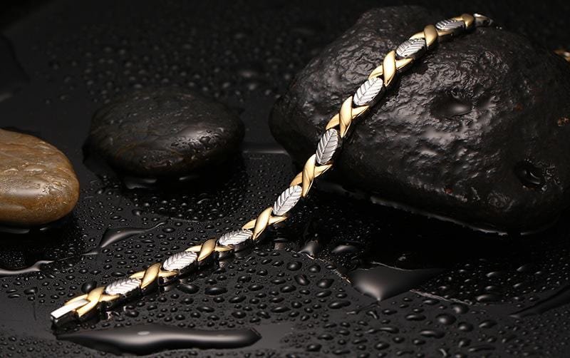 Leaf Gold Best Magnetic Health Bracelet for Women - Drakoi Marketplace