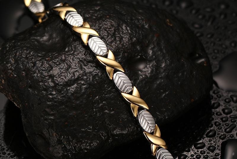 Leaf Gold Best Magnetic Health Bracelet for Women - Drakoi Marketplace