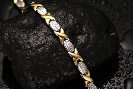 Leaf Gold Best Magnetic Health Bracelet for Women - Drakoi Marketplace