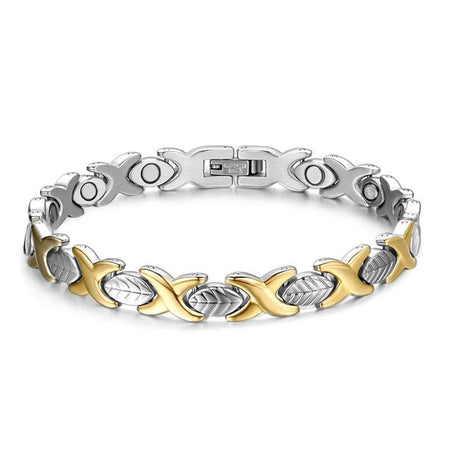 Leaf Gold Best Magnetic Health Bracelet for Women - Drakoi Marketplace